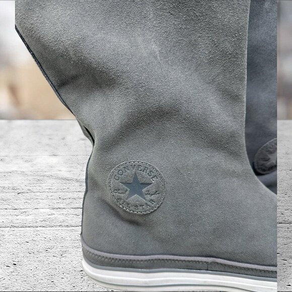 Converse All Star CT Beverly Womens Size 11 Gray Over Calf Winter Boots 525944C - Picture 5 of 10